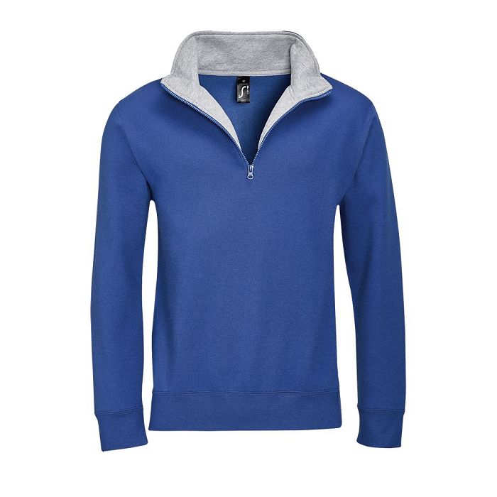  SWEAT-SHIRT HOMME COL CAMIONNEUR (1/4 ZIP)