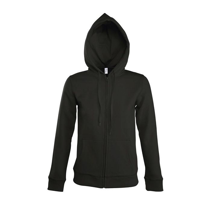  VESTE ZIPPÉE FEMME À CAPUCHE DOUBLÉE