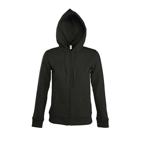  VESTE ZIPPÉE FEMME À CAPUCHE DOUBLÉE