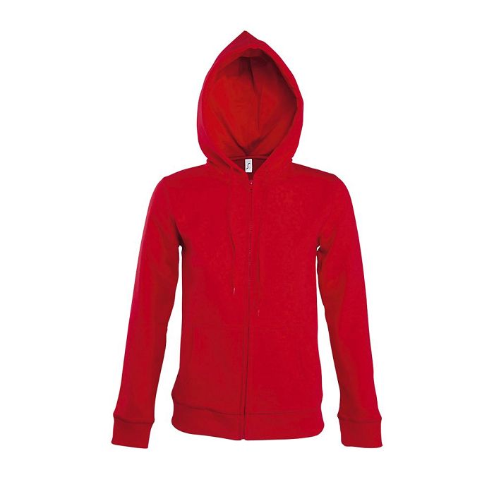  VESTE ZIPPÉE FEMME À CAPUCHE DOUBLÉE