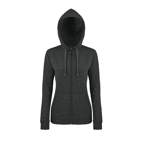  VESTE ZIPPÉE FEMME À CAPUCHE DOUBLÉE