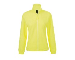 VESTE MICROPOLAIRE ZIPPÉE FEMME FLUO