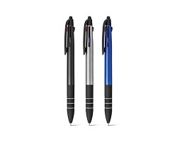 Stylo à bille multifonction avec écriture 3 en 1