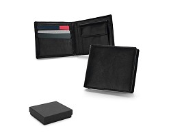 Porte-cartes en cuir avec blocage RFID