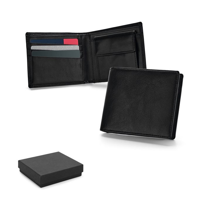  Porte-cartes en cuir avec blocage RFID