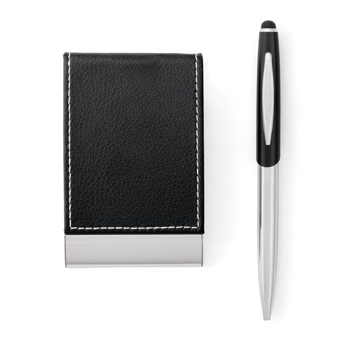  Ensemble stylo et porte-cartes