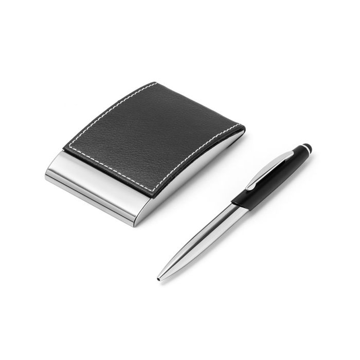  Ensemble stylo et porte-cartes