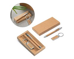 Ensemble stylo et porte-clés