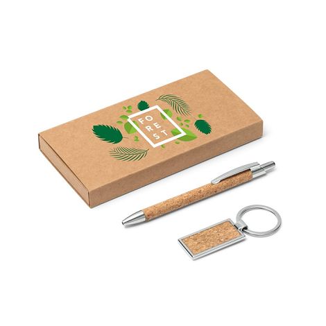 Ensemble stylo et porte-clés
