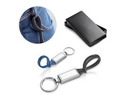 Porte-clés en métal et PVC