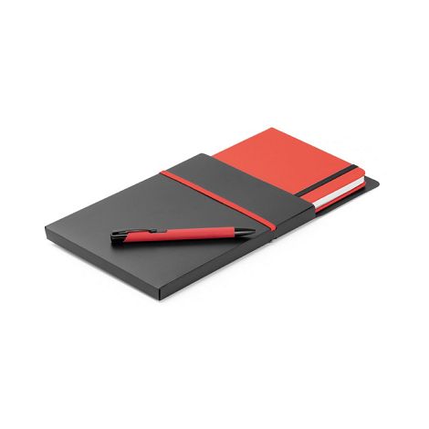  Coffret stylo à bille et bloc-notes A5