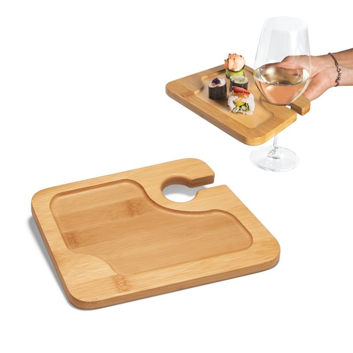  Assiette en bambou