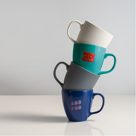 Mug en porcelaine, Objet publicitaire