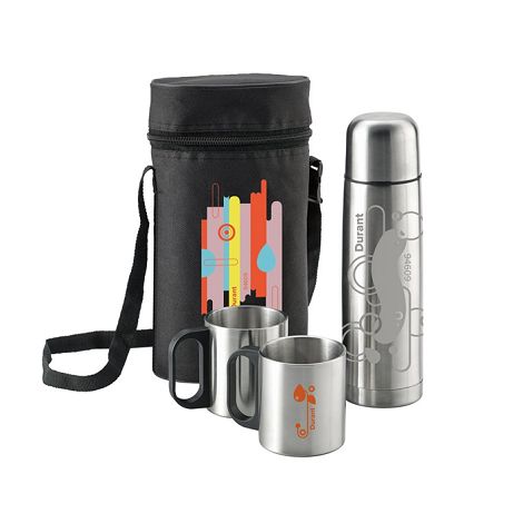  Ensemble thermos et tasses