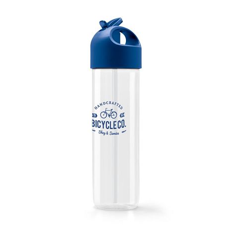 25 bouteilles de sport publicitaires | RPET Sports Bottle 500 ml bouteille avec marquage - Bleu | | Cadeaux avec votre logo