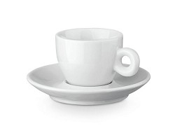 Tasse et soucoupe en céramique