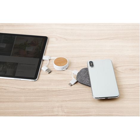  Câble rétractable 5 en 1