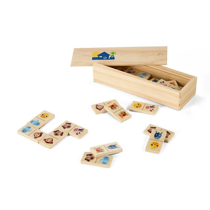  Jeu de dominos en bois