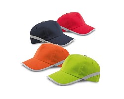 Casquette avec éléments réfléchissants