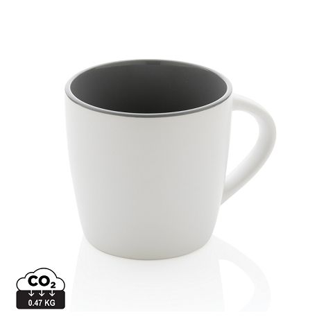  Mug en céramique avec intérieur coloré