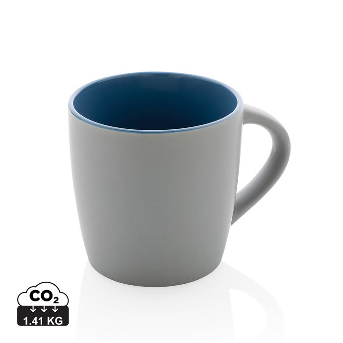  Mug en céramique avec intérieur coloré