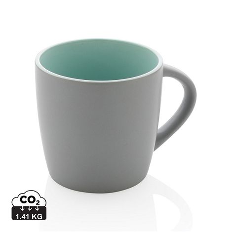  Mug en céramique avec intérieur coloré