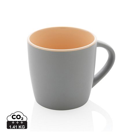  Mug en céramique avec intérieur coloré