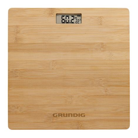 Pèse-personne numérique en bambou Grundig