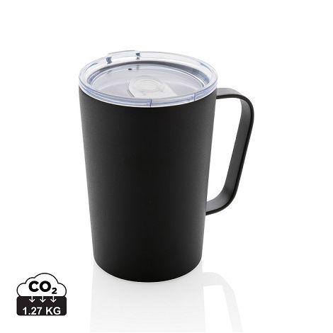  Mug moderne en acier inoxydable recyclé RCS avec couvercle