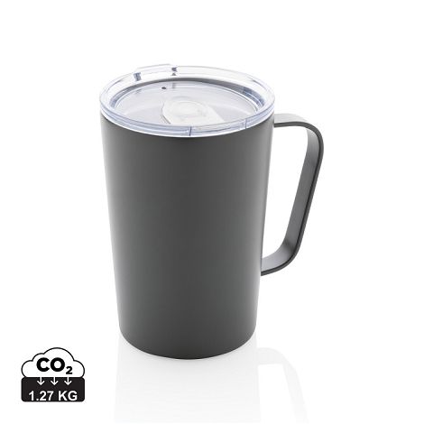  Mug moderne en acier inoxydable recyclé RCS avec couvercle