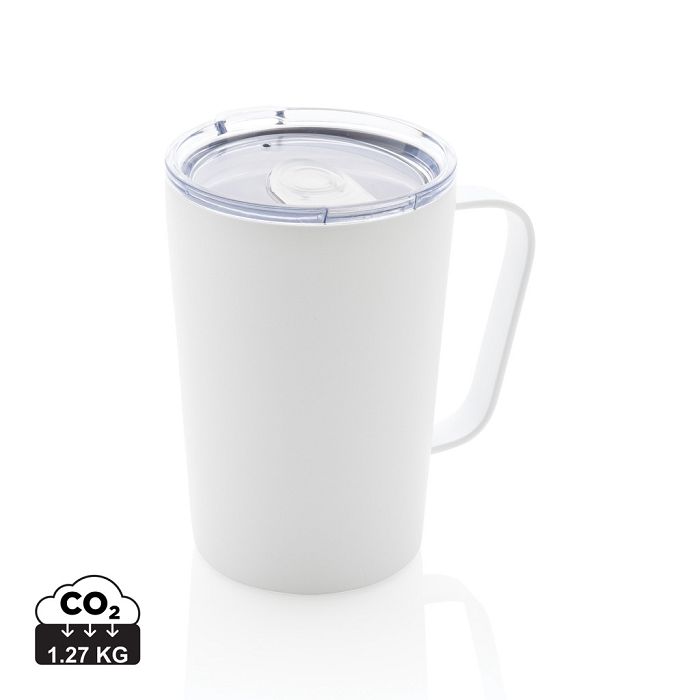  Mug moderne en acier inoxydable recyclé RCS avec couvercle