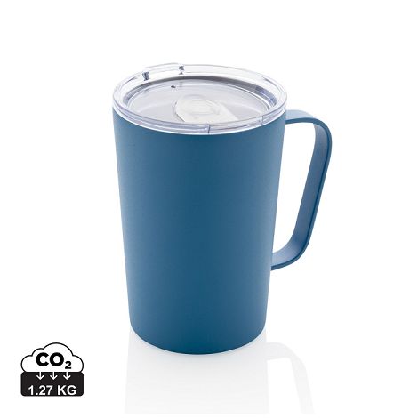  Mug moderne en acier inoxydable recyclé RCS avec couvercle