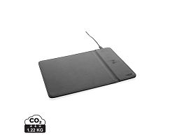 Tapis de souris en PU RCS avec chargeur 10W Swiss Peak