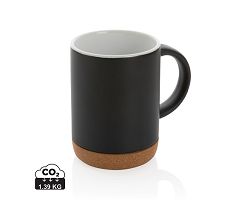 Mug en céramique avec base en liège