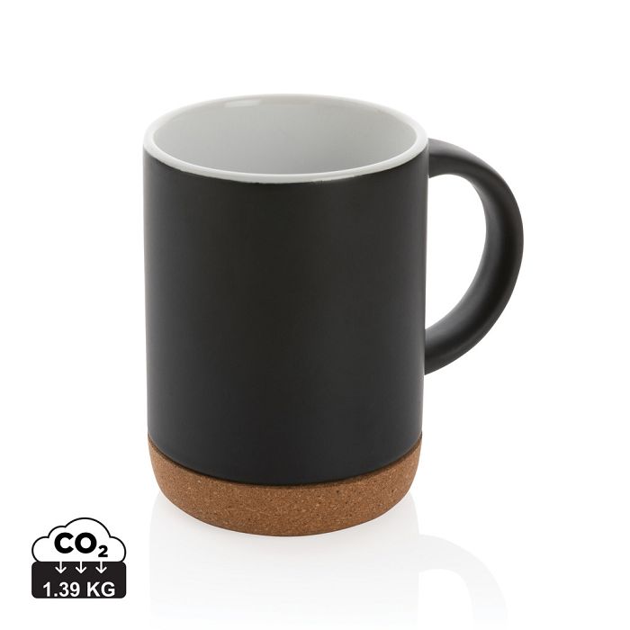  Mug en céramique avec base en liège