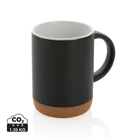  Mug en céramique avec base en liège