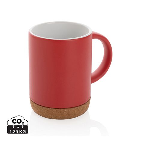  Mug en céramique avec base en liège