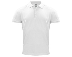 Polo coton bio blanc