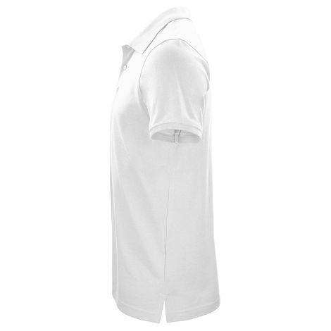 Polo coton bio blanc