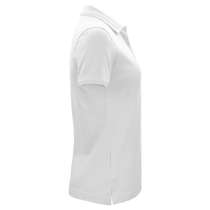  Polo femme en coton bio blanc