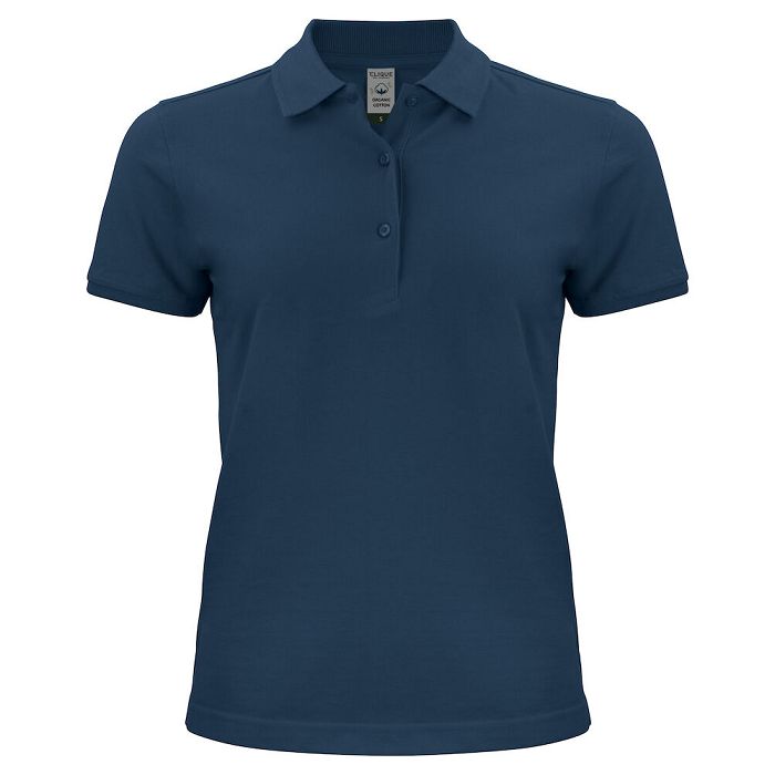  Polo femme en coton bio blanc