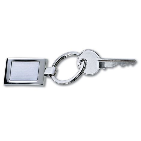  Porte-clés rectangulaire métal