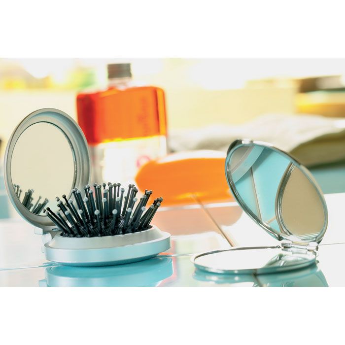  Brosse/miroir pliable