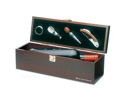 Coffret à vin en bois