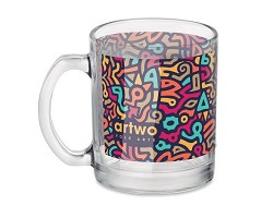 Mug verre pour sublim. 300ml