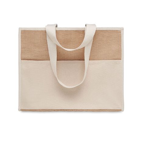  Sac shopping en toile et jute