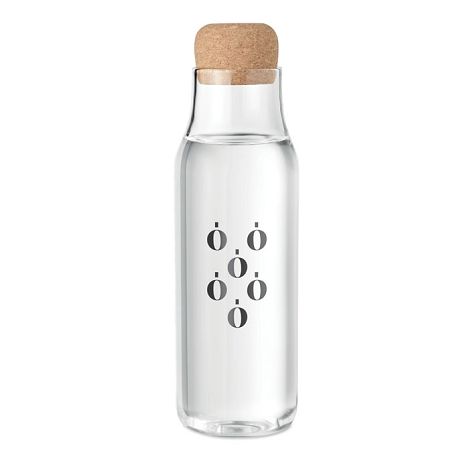 Bouteille verre couvercle liège