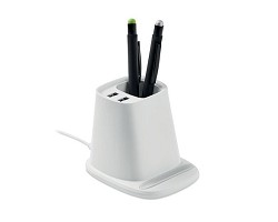 Pot à stylos et chargeur 10W