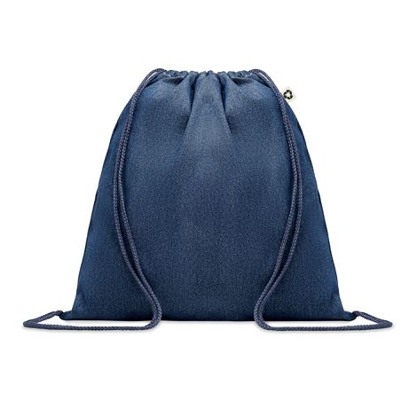  Sac à cordon en denim recyclé