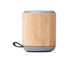 Haut-parleur sans fil en bambou